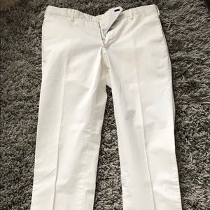 men’s white dress pants